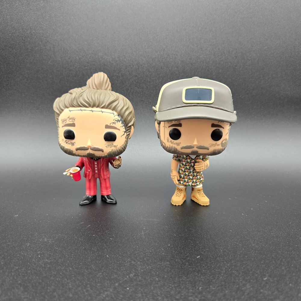 Funko Pop Post Malone Vinyl Figure Set Music Collectibles Pop Culture 116 & 253